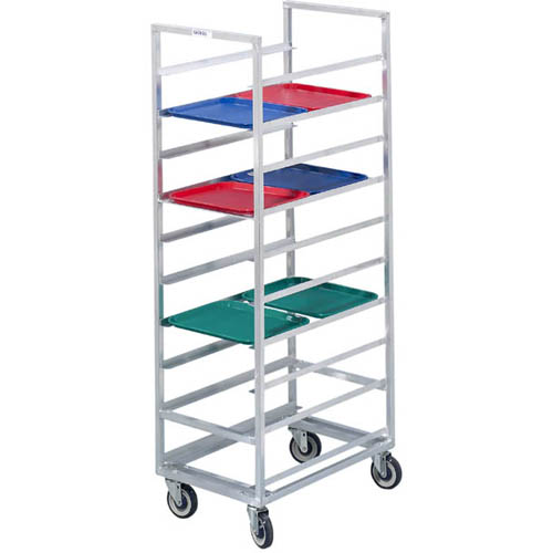 Channel Channel Cafeteria Tray Rack for 14x18 Trays - For 20 Trays. Rack is Aluminum