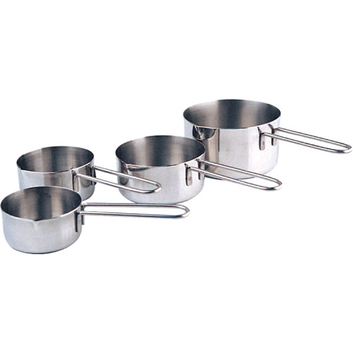 unknown Measuring Cups - Heavy Duty Stainless Steel ,Set Of 4 Cups