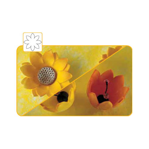 Martellato Martellato Kit for Shaping Edible Flowers, with Cutting Sheet of 8-Petal Flower
