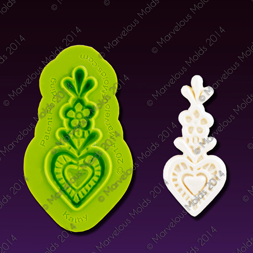 Marvelous Molds Kathy-Lace Silicone Fondant Mold by Marvelous Molds
