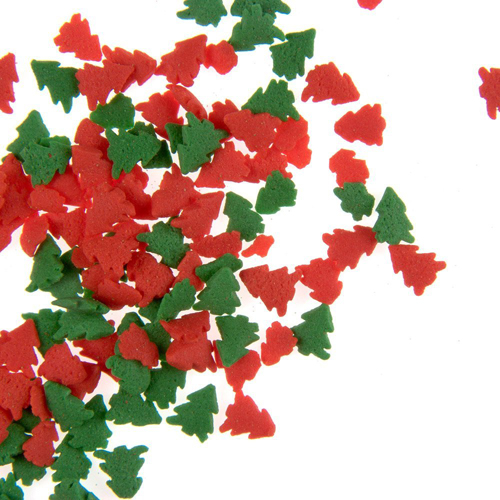 PME Sugarcraft PME EST951 Edible Decorations, Red and Green Trees