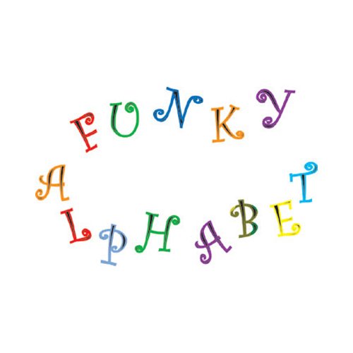 FMM FMM Funky Alphabet / Letters & Numbers Set