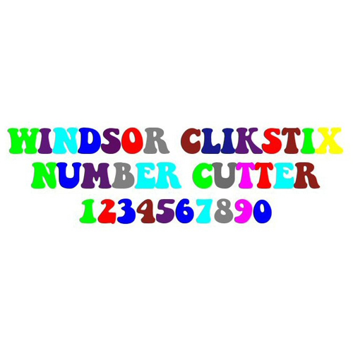 Windsor Cake Craft Windsor Cake Craft Groovy Numbers Clikstix Cutter