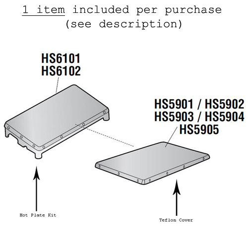 unknown Teflon Cover for Heat Seal - Hot Plate Kit 6