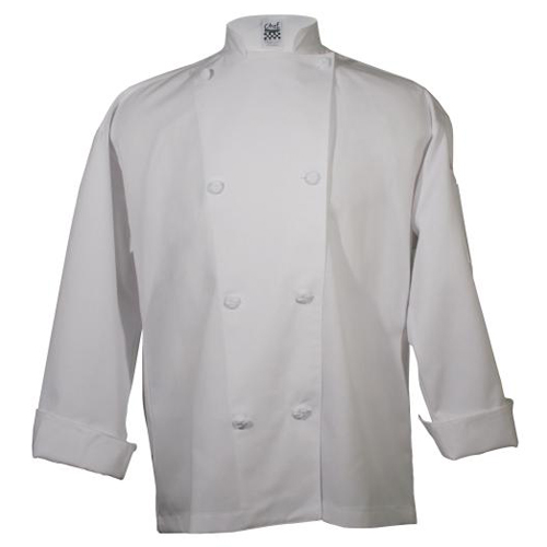 Chef Revival Chef Revival Knife & Steel Nylon Knot Button Jacket QC2000 Poly-Cotton - 2X