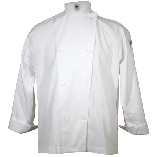 Chef Revival Chef Revival Knife & Steel Jacket QC2000 Poly-Cotton, Chef-Logo Button - L