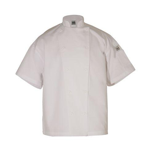 Chef Revival Chef Revival Knife & Steel Jacket Short-Sleeve Poly-Cotton - XS