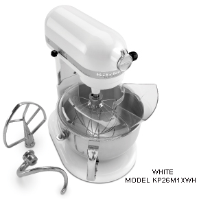 Kitchen Aid KitchenAid KP26M1XWH Professional 600 Series 6-Quart Stand Mixer, White