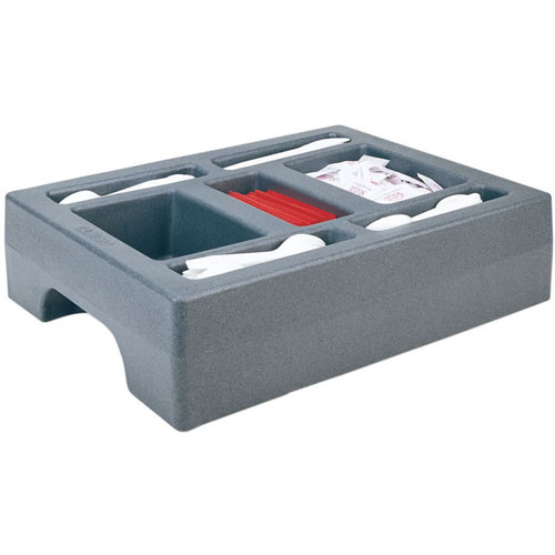 Cambro Cambro Camtainer Accessory: Condiment Holder - LCDCH10 (fits 1000LCD or UC1000) - Slate Blue