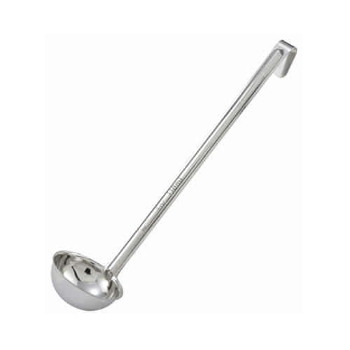 Winware by Winco Winware by Winco 1-Piece Ladle, Stainless Steel - 12 Ounce