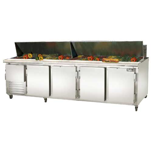 Leader Leader LM120-SC Bain Marie Self Contained Sandwich Prep Table 120