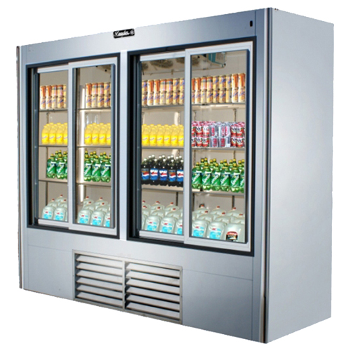 Leader Leader LS96 Sliding Glass Door Self Contained Refrigerated Soda Case 96