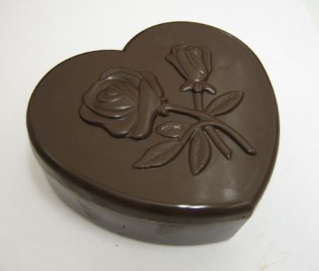 unknown Polycarbonate Chocolate Mold Box Heart Shaped