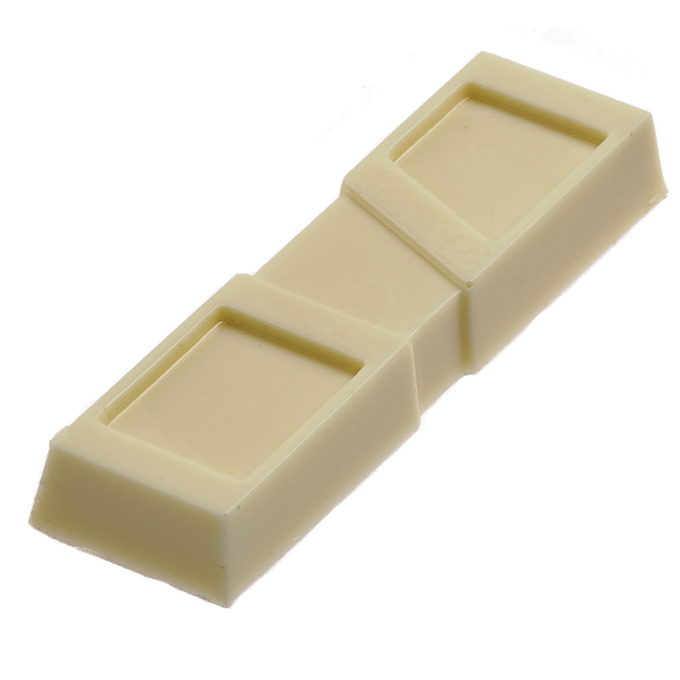 Martellato Polycarbonate Chocolate Mold Candy Bar 102x29mm x 13mm H, 8 Cavities