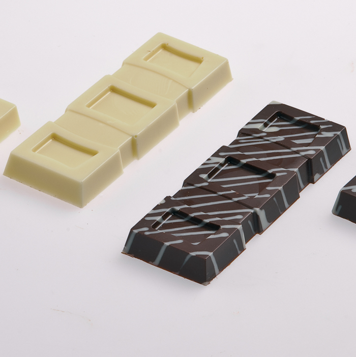Martellato Polycarbonate Chocolate Mold Candy Bar 97x33mm x 10mm High 8 Cavities