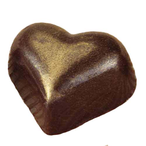 Martellato Martellato Polycarbonate Chocolate Mold Heart, 35 Cavities