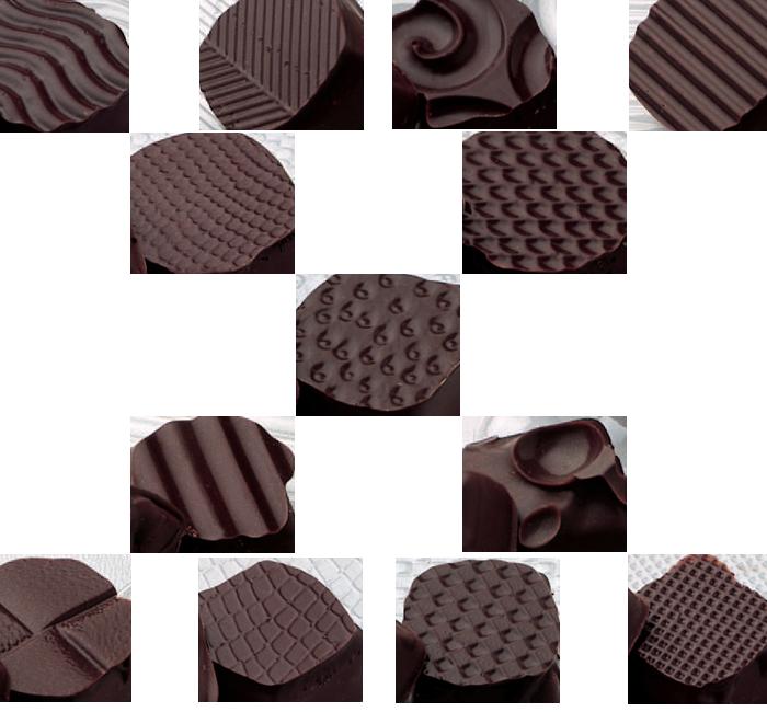 Martellato Martellato Chocolate Texture Sheets, Assorted 13 Different Designs, 1 of Each