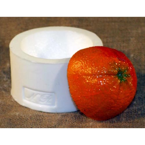 unknown Silicone Rubber Mold. Orange 2.5