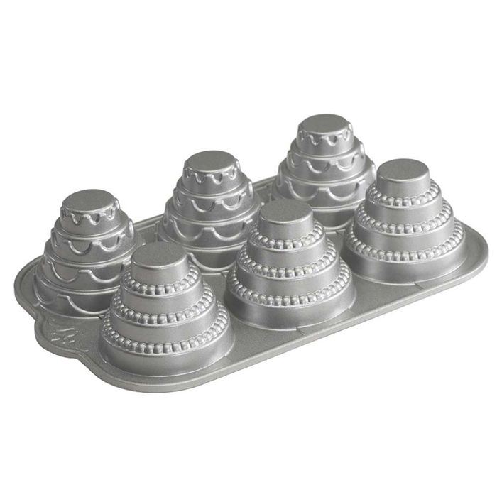 Nordic Ware Nordic Ware Platinum Celebration Tiered Cakelet Pan