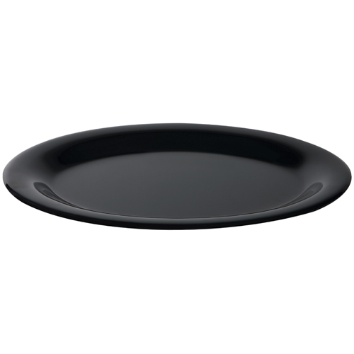G. E. T. G. E. T. Melamine Platter, Oval, Black Elegance Series - 9.75