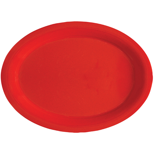G. E. T. G. E. T. Melamine Platter, Oval, Red Sensation Series - 9.75