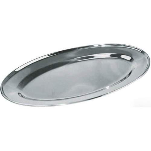 Winware by Winco Winware by Winco Oval Platter, Stainless Steel - 16