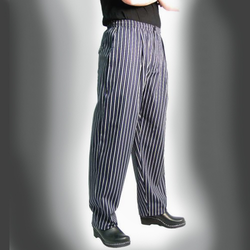 Chef Revival Chef Revival Executive Chef Pants Cotton Blue/Gray Soho Stripe - 2X
