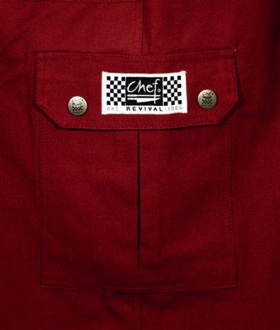 Chef Revival Chef Revival Claret Cargo Pants 100% Cotton - M