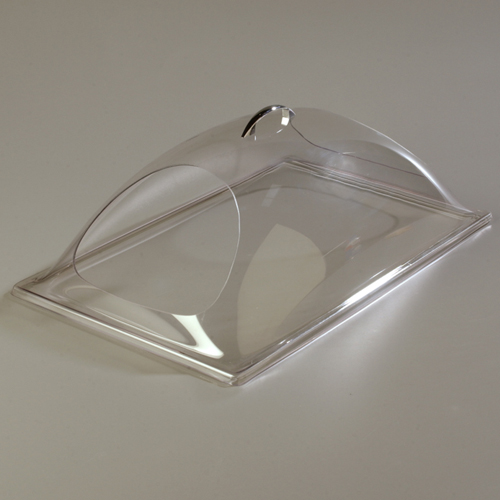 Carlisle Foodservice Carlisle Polycarbonate Display Cover, Double End Cut 21-1/4