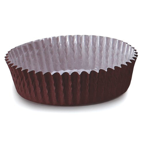 Welcome Home Brands Welcome Home Brands Disposable Brown Ruffled Paper Baking Cup - 4.7