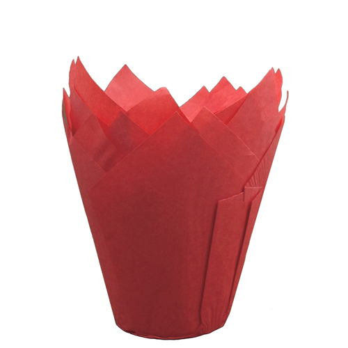 Pacific Plast Pacific Plast Red Tulip Disposable Paper Baking Cup - 2