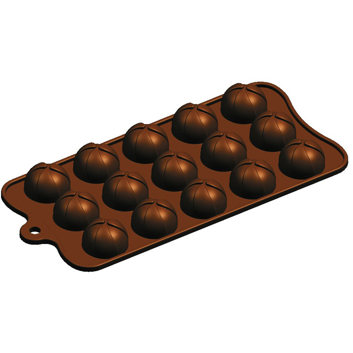 Fat Daddio's Fat Daddio's Silicone Chocolate Mold: Wrapped Mound, 15 Cavities