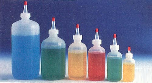 unknown Fine-Tip Squeeze Bottles with Cap - 4 Ounce