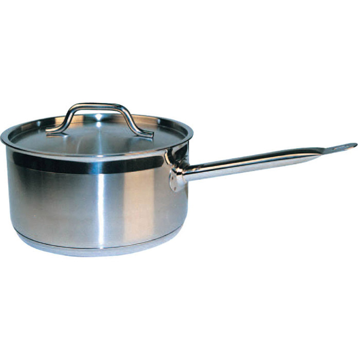 Winware by Winco Winware by Winco Stainless Steel Sauce Pan with Cover - 3-1/2 Quart