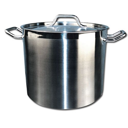 Winware by Winco Winware by Winco Stainless Steel Stock Pot with Cover - 40 Quart