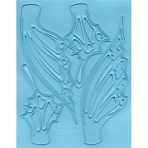unknown Silicone Sugar Mold, Nouveau Butterfly Showpeel