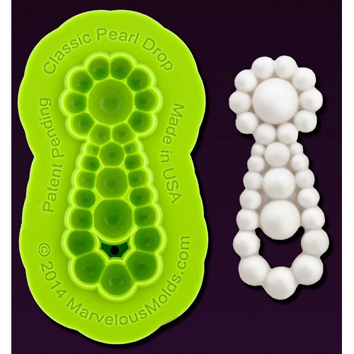 Marvelous Molds Classic-Pearl-Drop Silicone Fondant Mold by Marvelous Molds