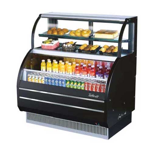 Turbo Air Turbo Air TOM-W-60SB Combination Merchandiser with Top Display Case 60
