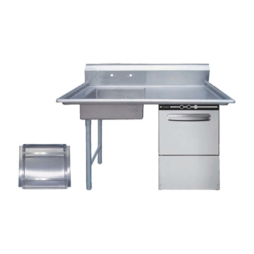 unknown Stainless Steel Undercounter Dishtable Left Hand Sink - 72