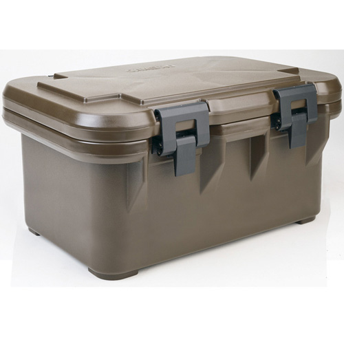 Cambro Cambro UPCS180 Insulated Food-Pan Carrier: Holds One Full-Size 8'' Deep Pan - Dark Brown
