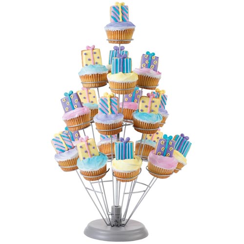 Wilton Wilton Cupcake Flair Dessert Stand / Tower, 19 Count Party Stand