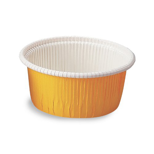 Welcome Home Brands Welcome Home Brands Yellow Curled Disposable Paper Baking Cup - 6.8 Oz Capacity, 3.5