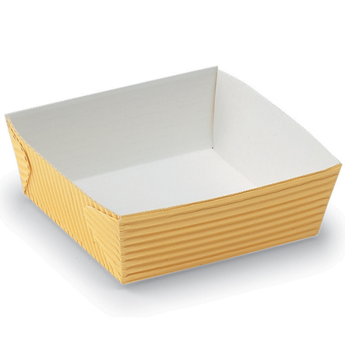 Welcome Home Brands Welcome Home Brands Dispoable Yellow Paper Baking Pan - 5.1 Oz Capacity, 2.4