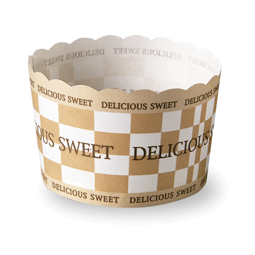 Welcome Home Brands Welcome Home Brands Sweet Check Disposable Paper Baking Cup - 11.8 Oz, 3.1