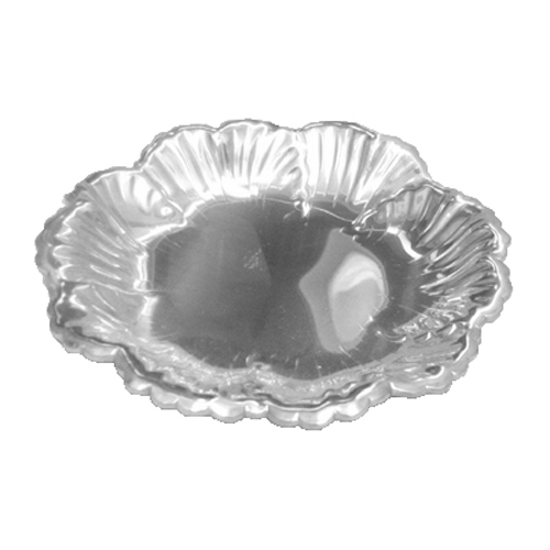 unknown Towle Round Scalloped Bowl / Platter, Heavy Duty Aluminum, 10