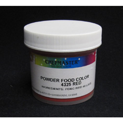 Chefmaster Red Powder Food Color 15 Grams Food Coloring by Chefmaster ...