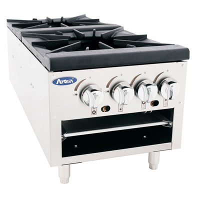 Atosa Catering Equipment ATSP-18-2L Double Stock Pot Stove, Natural Gas ...