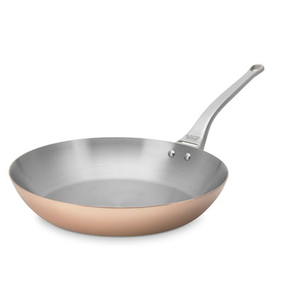 DeBuyer Copper Fry Pan - 11 Frying Pans - BakeDeco.Com