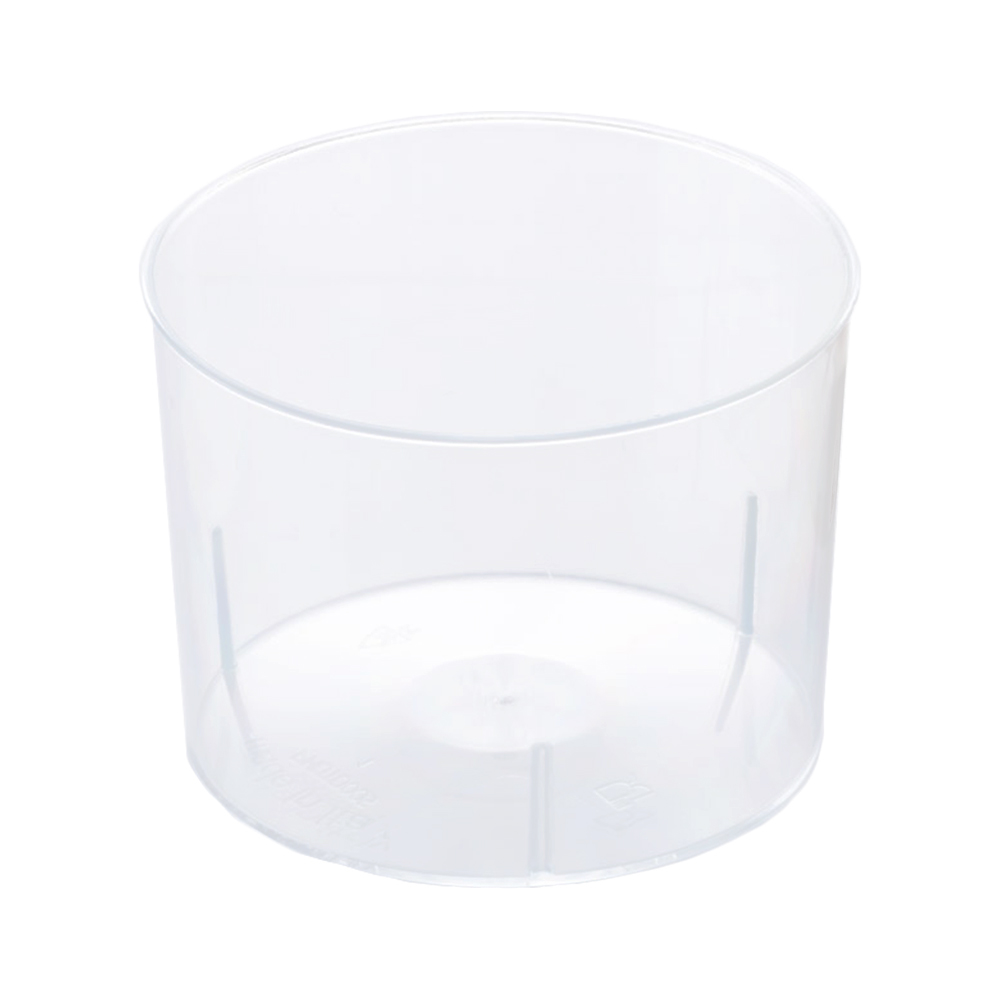 Martellato PMOTO005 Cylindrical Dessert Cups Clear Plastic 3 Dia x 2.2 ...