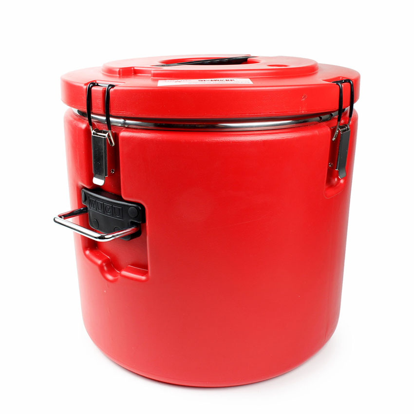 Vollum Red Insulated Container with Stainless Steel Interior, 30 Liter ...